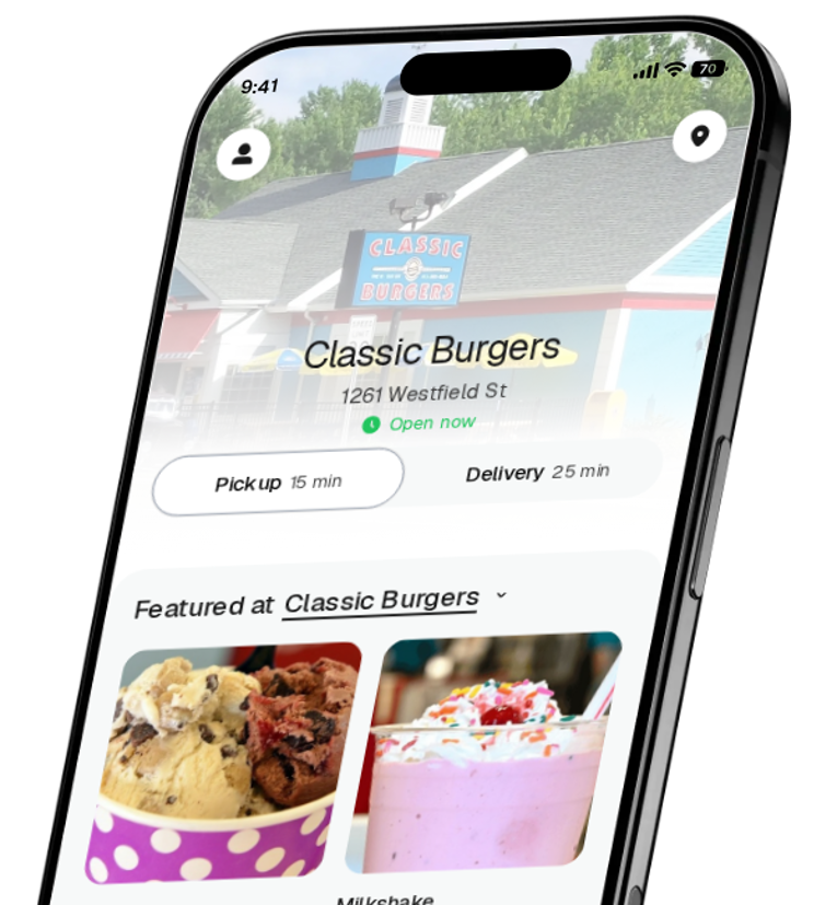 Classic Burgers app preview