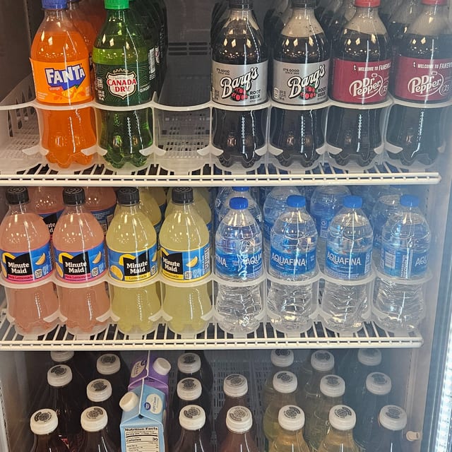 Bottled Sodas and Teas.