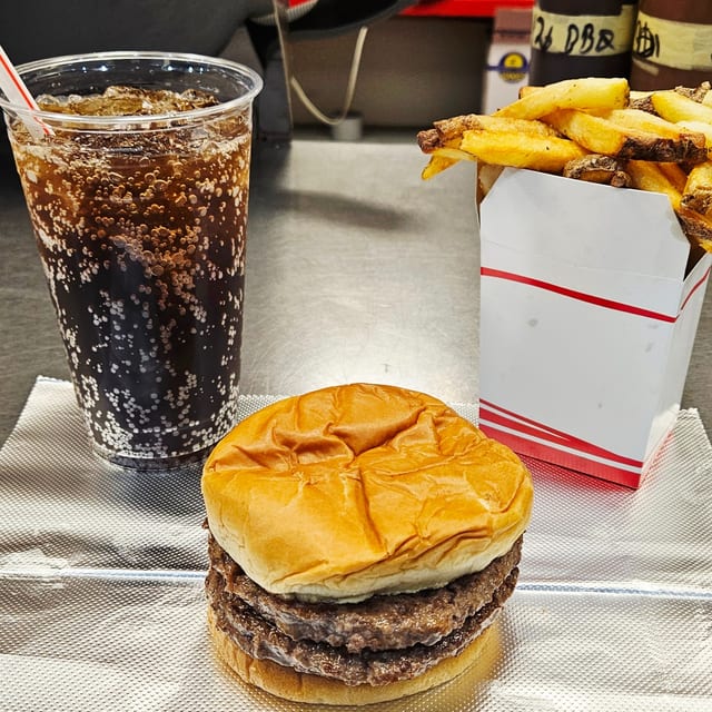 Double Hamburger Meal Deal.