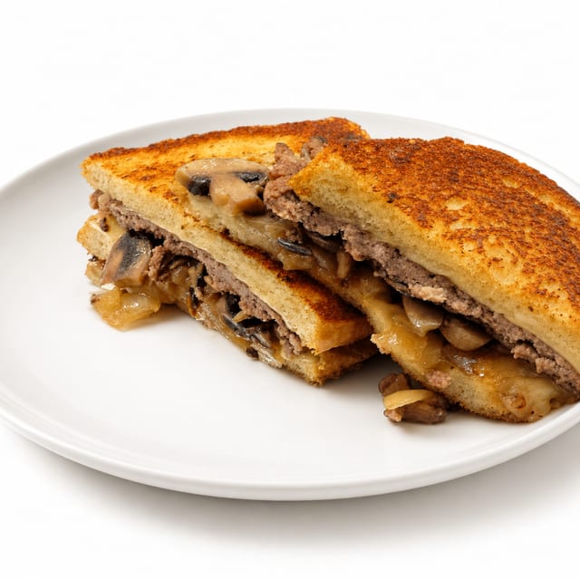 “Classic” Patty Melt w/FF.