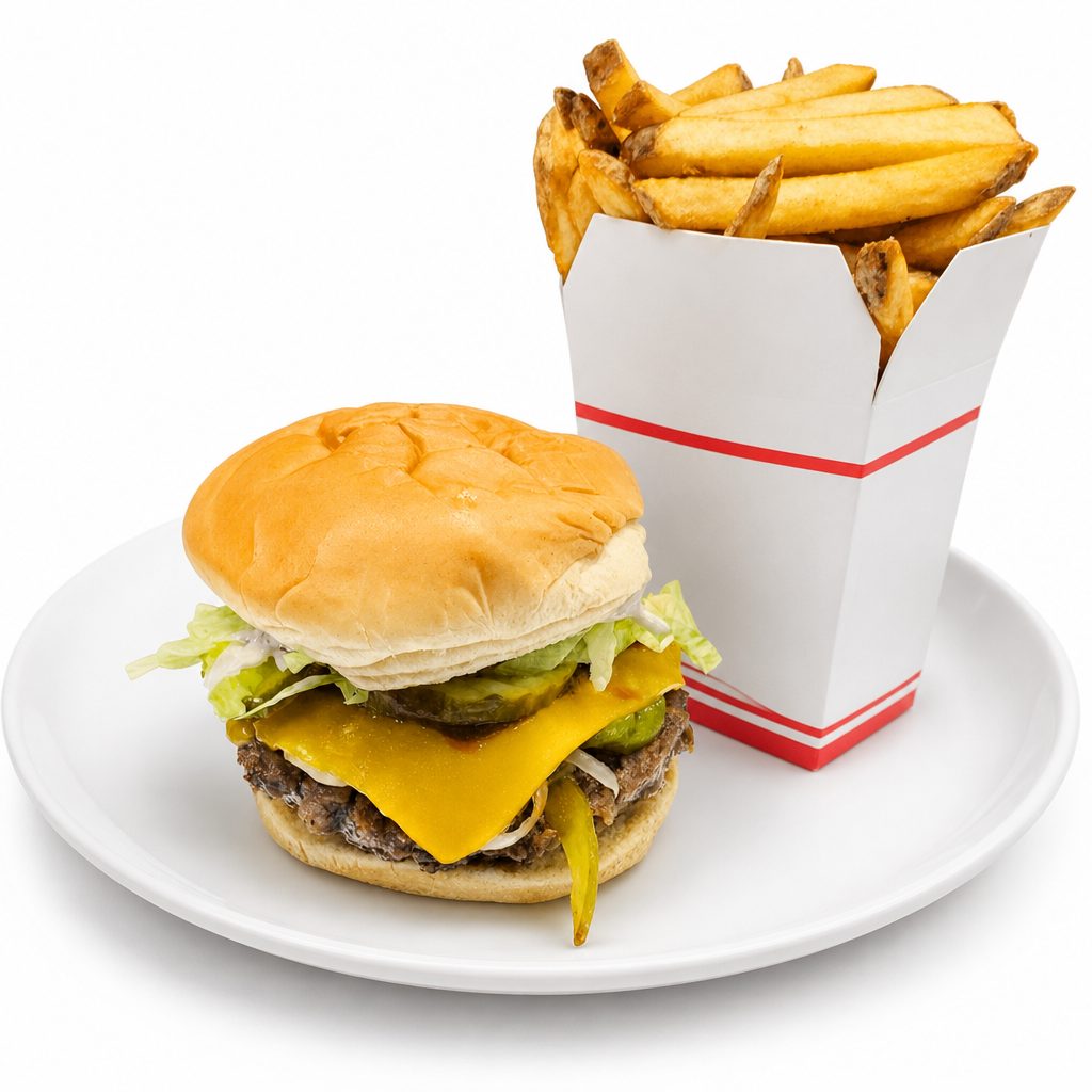 Clint Eastwood Burger w/FF.