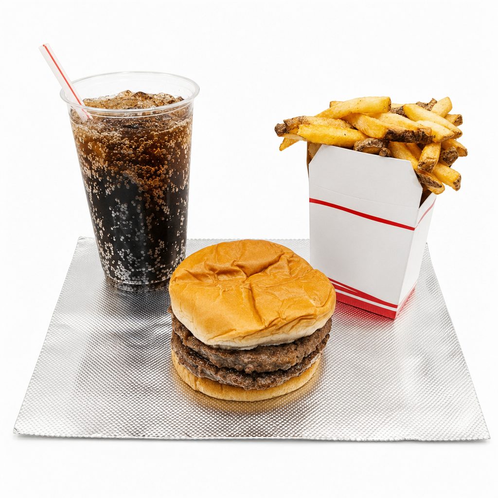 Double Hamburger Meal Deal.