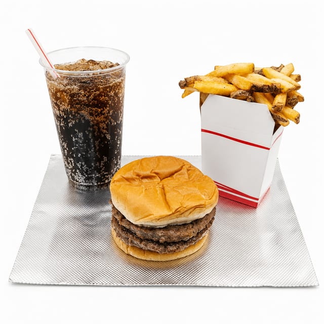 Double Hamburger Meal Deal.