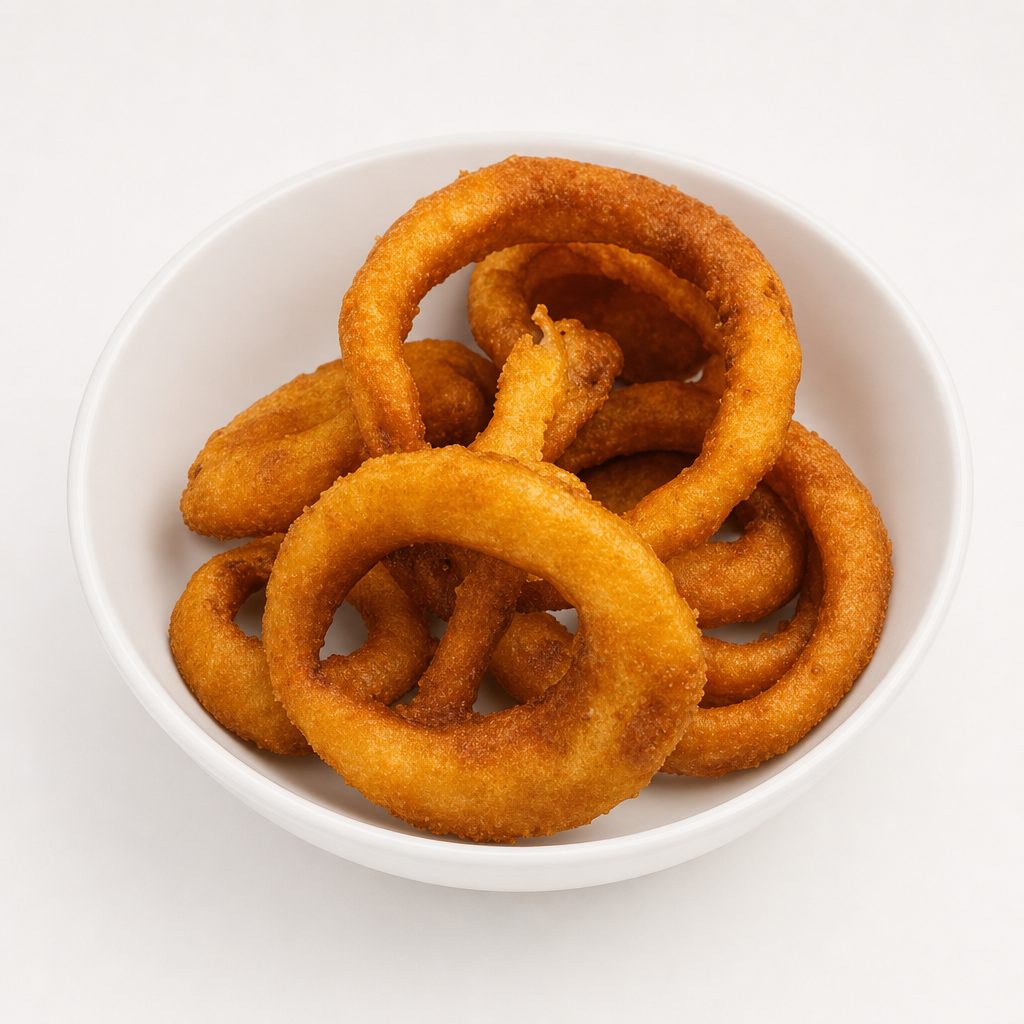 Beer Battered Onion Rings.