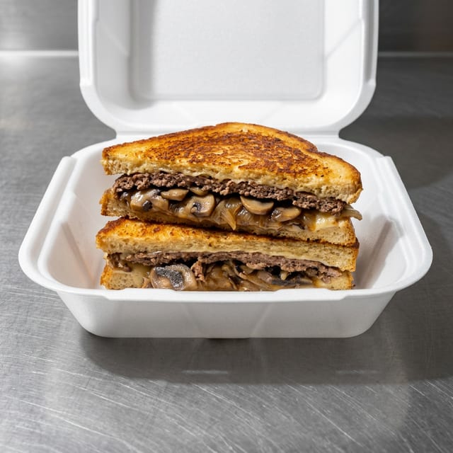 “Classic” Patty Melt w/FF.